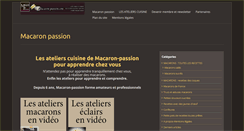 Desktop Screenshot of macaron-passion.com