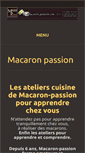 Mobile Screenshot of macaron-passion.com